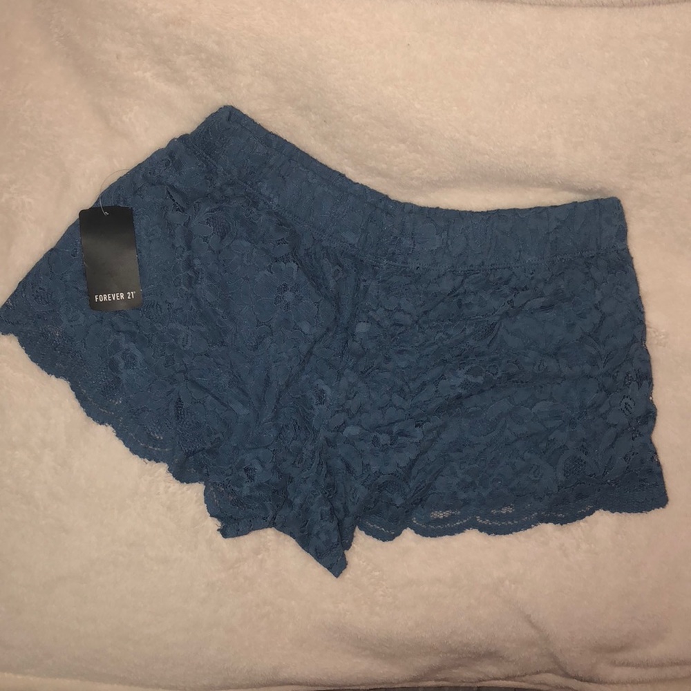 Cute blue shorts from Forever21